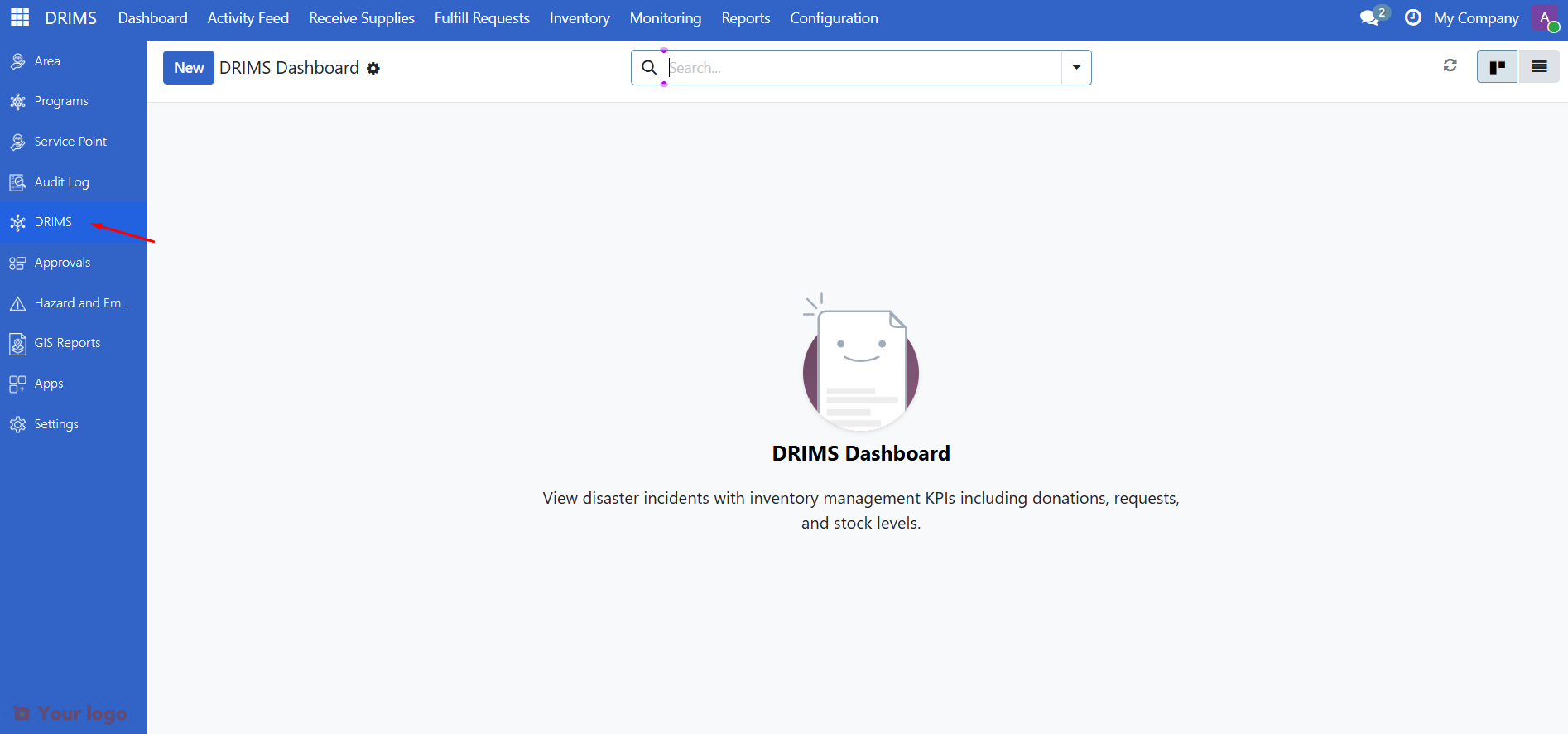 DRIMS module successfully installed