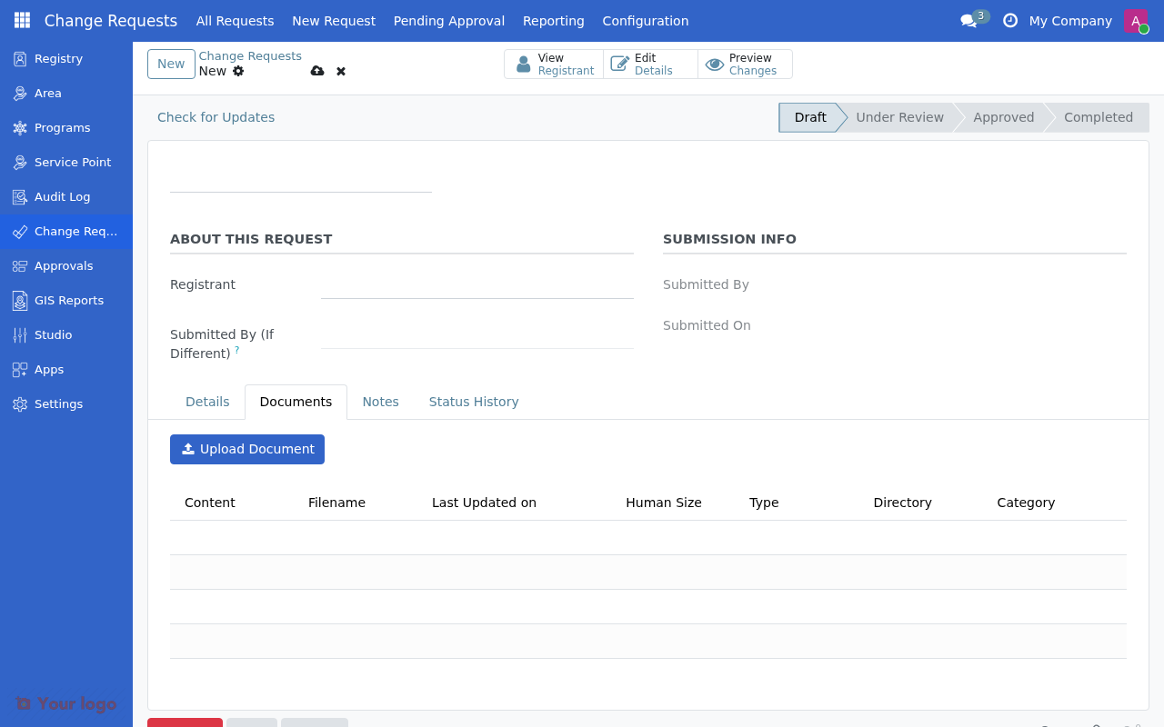 Documents tab