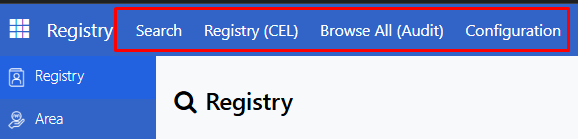 Sidebar navigation